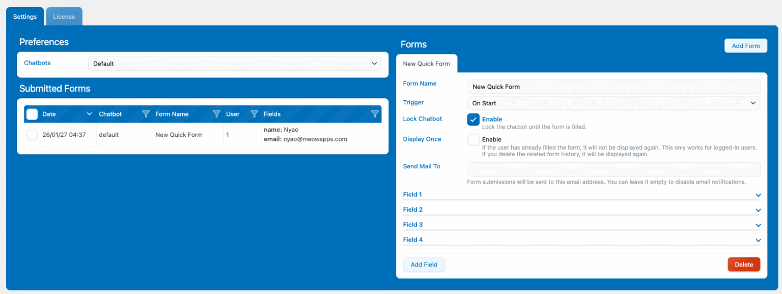 Visitor Form | AI Engine